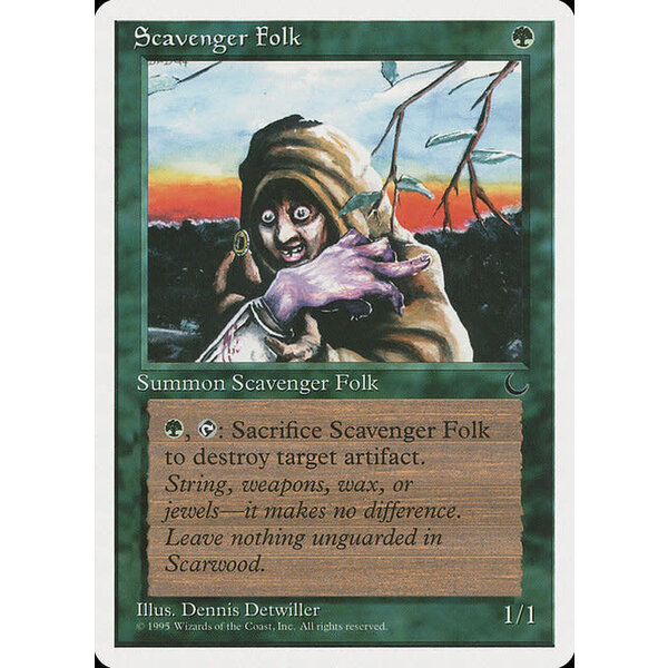 Magic: The Gathering Scavenger Folk (069) Damaged