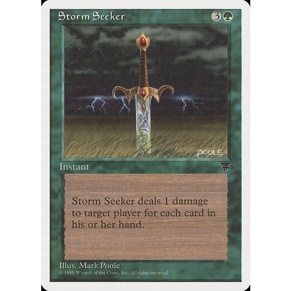 Magic: The Gathering Storm Seeker (070) Heavily Played