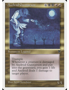 Magic: The Gathering Axelrod Gunnarson (072) Heavily Played