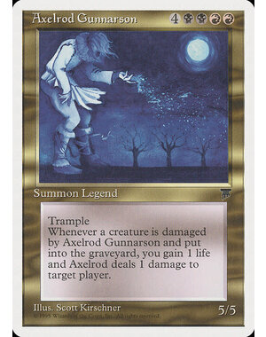 Magic: The Gathering Axelrod Gunnarson (072) Heavily Played