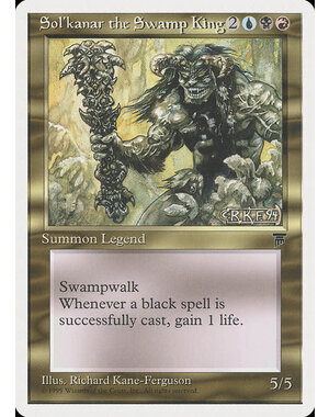 Magic: The Gathering Sol'kanar the Swamp King (085) Heavily Played