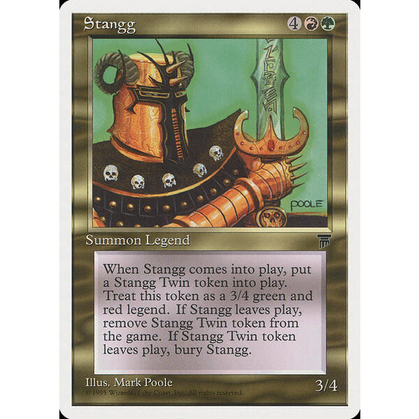 Magic: The Gathering Stangg (086) Moderately Played