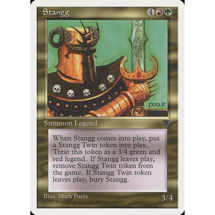 Magic: The Gathering Stangg (086) Moderately Played