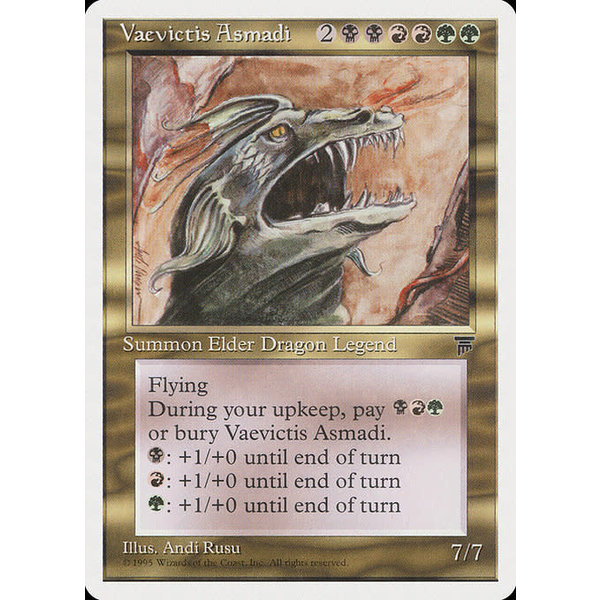 Magic: The Gathering Vaevictis Asmadi (089) Moderately Played