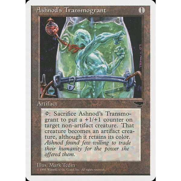 Magic: The Gathering Ashnod's Transmogrant (093) Heavily Played