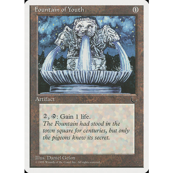 Magic: The Gathering Fountain of Youth (098) Damaged