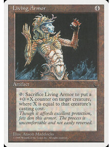 Magic: The Gathering Living Armor (103) Damaged