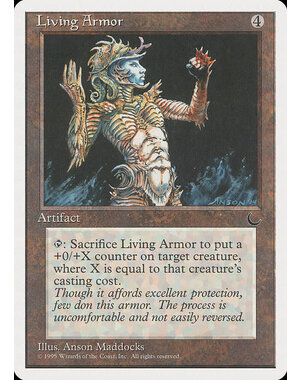Magic: The Gathering Living Armor (103) Moderately Played