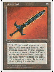 Magic: The Gathering Runesword (106) Damaged