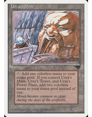 Magic: The Gathering Urza's Mine (114a) Heavily Played