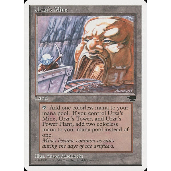 Magic: The Gathering Urza's Mine (114a) Heavily Played