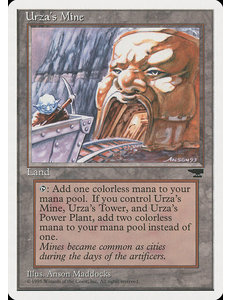 Magic: The Gathering Urza's Mine (114a) Moderately Played