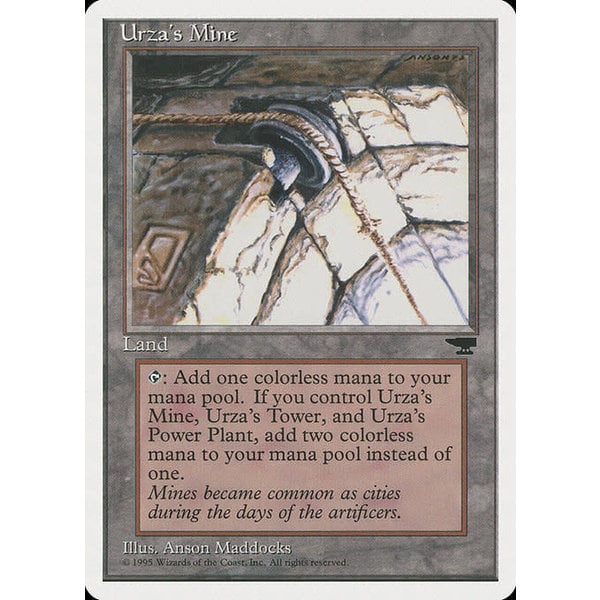 Magic: The Gathering Urza's Mine (114c) Damaged