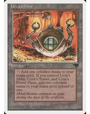 Magic: The Gathering Urza's Mine (114b) Damaged