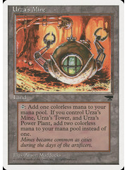 Magic: The Gathering Urza's Mine (114b) Heavily Played