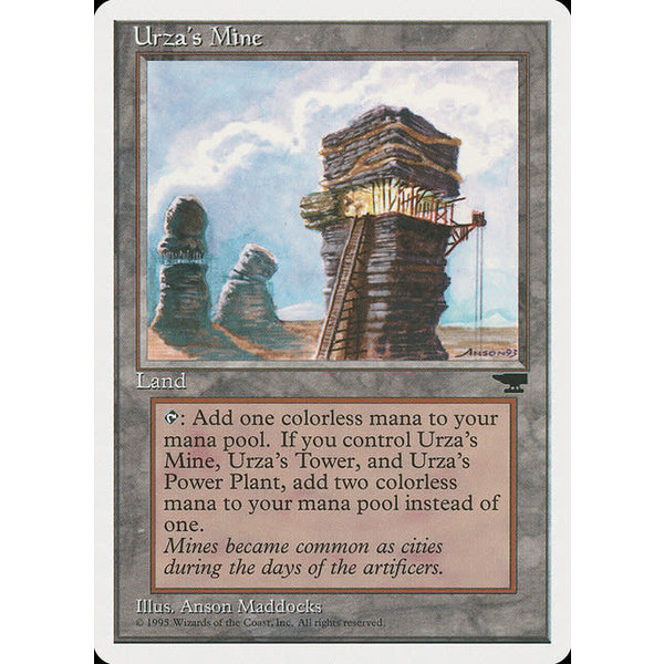 Magic: The Gathering Urza's Mine (114d) Damaged