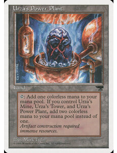 Magic: The Gathering Urza's Power Plant (115a) Damaged