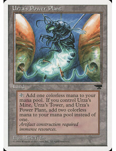 Magic: The Gathering Urza's Power Plant (115c) Damaged