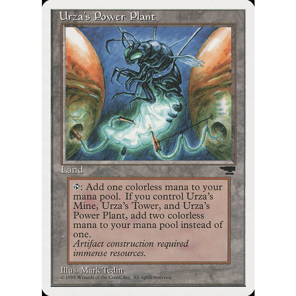 Magic: The Gathering Urza's Power Plant (115c) Damaged