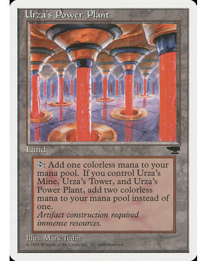 Magic: The Gathering Urza's Power Plant (115b) Damaged