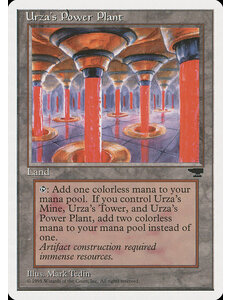 Magic: The Gathering Urza's Power Plant (115b) Heavily Played