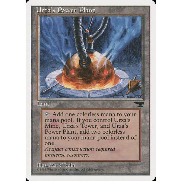 Magic: The Gathering Urza's Power Plant (115d) Damaged