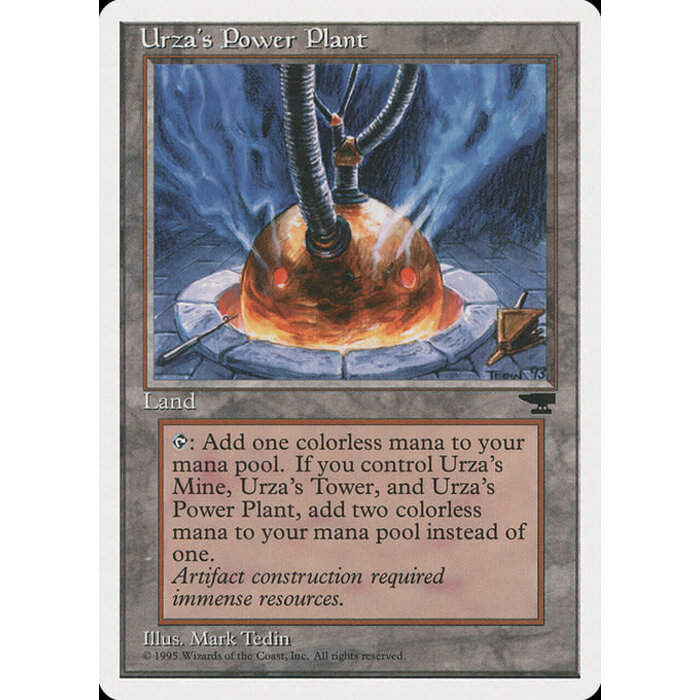 Magic: The Gathering Urza's Power Plant (115d) Heavily Played