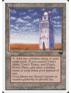 Magic: The Gathering Urza's Tower (116b) Damaged