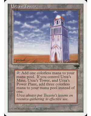 Magic: The Gathering Urza's Tower (116b) Moderately Played