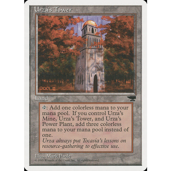 Magic: The Gathering Urza's Tower (116a) Moderately Played