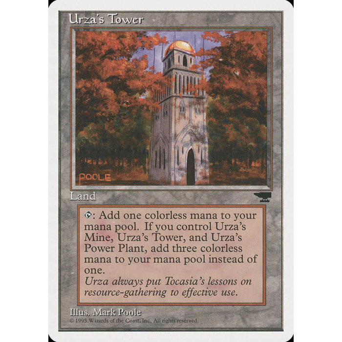 Magic: The Gathering Urza's Tower (116a) Moderately Played