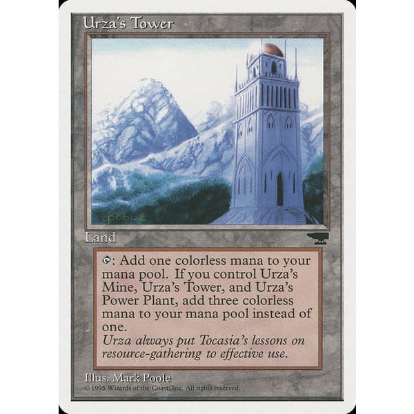 Magic: The Gathering Urza's Tower (116c) Heavily Played