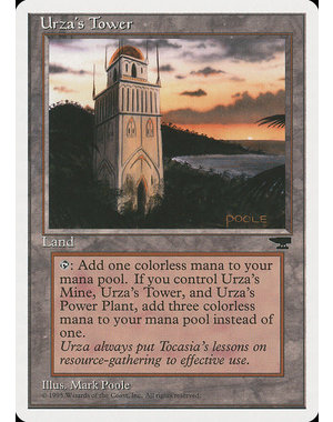 Magic: The Gathering Urza's Tower (116d) Damaged