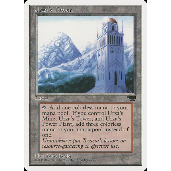 Magic: The Gathering Urza's Tower (116c) Moderately Played