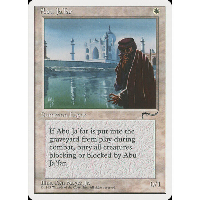 Magic: The Gathering Abu Ja'far (001) Moderately Played