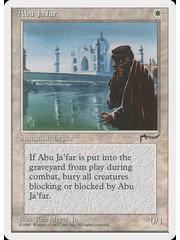 Magic: The Gathering Abu Ja'far (001) Damaged