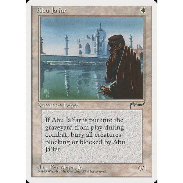 Magic: The Gathering Abu Ja'far (001) Damaged