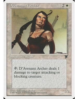 Magic: The Gathering D'Avenant Archer (005) Heavily Played