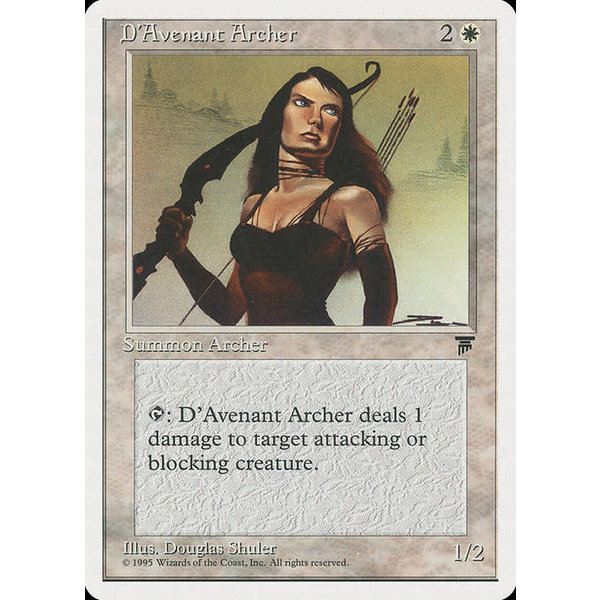 Magic: The Gathering D'Avenant Archer (005) Heavily Played