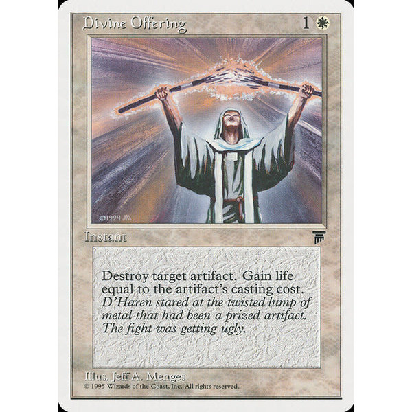 Magic: The Gathering Divine Offering (006) Heavily Played