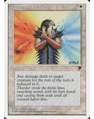 Magic: The Gathering Indestructible Aura (007) Damaged