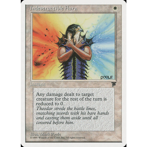 Magic: The Gathering Indestructible Aura (007) Damaged