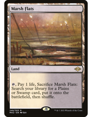 Magic: The Gathering Marsh Flats (248) Lightly Played