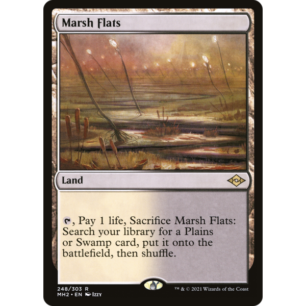 Magic: The Gathering Marsh Flats (248) Near Mint