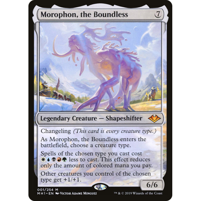 Magic: The Gathering Morophon, the Boundless (001) Lightly Played