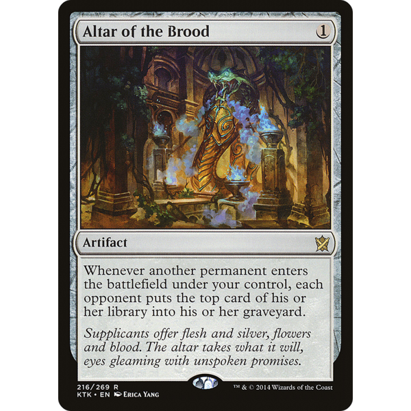 Magic: The Gathering Altar of the Brood (216) Lightly Played