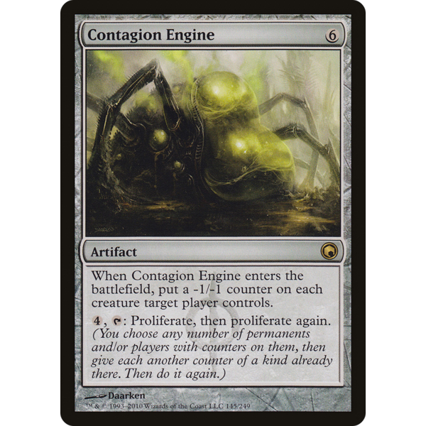 Magic: The Gathering Contagion Engine (145) Moderately Played