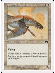 Magic: The Gathering Armored Pegasus (005) Heavily Played