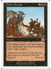 Magic: The Gathering Ashen Powder (112) Moderately Played