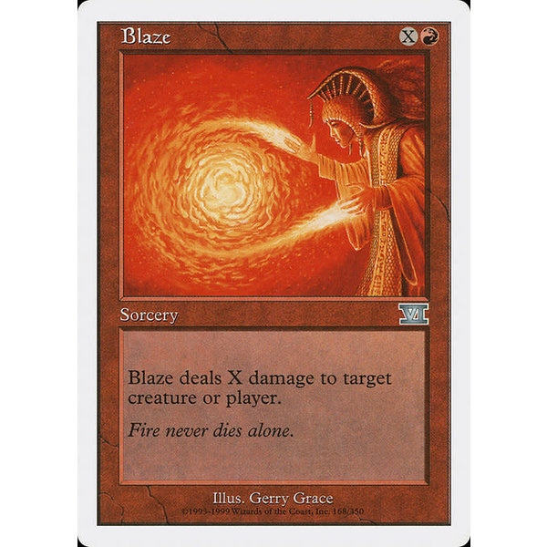 Magic: The Gathering Blaze (168) Damaged